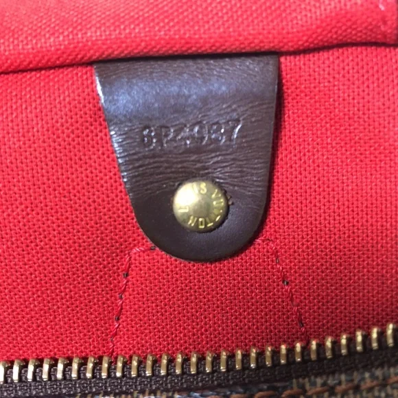 Speedy 30 damier ebene Louis Vuitton - Picture 15 of 15